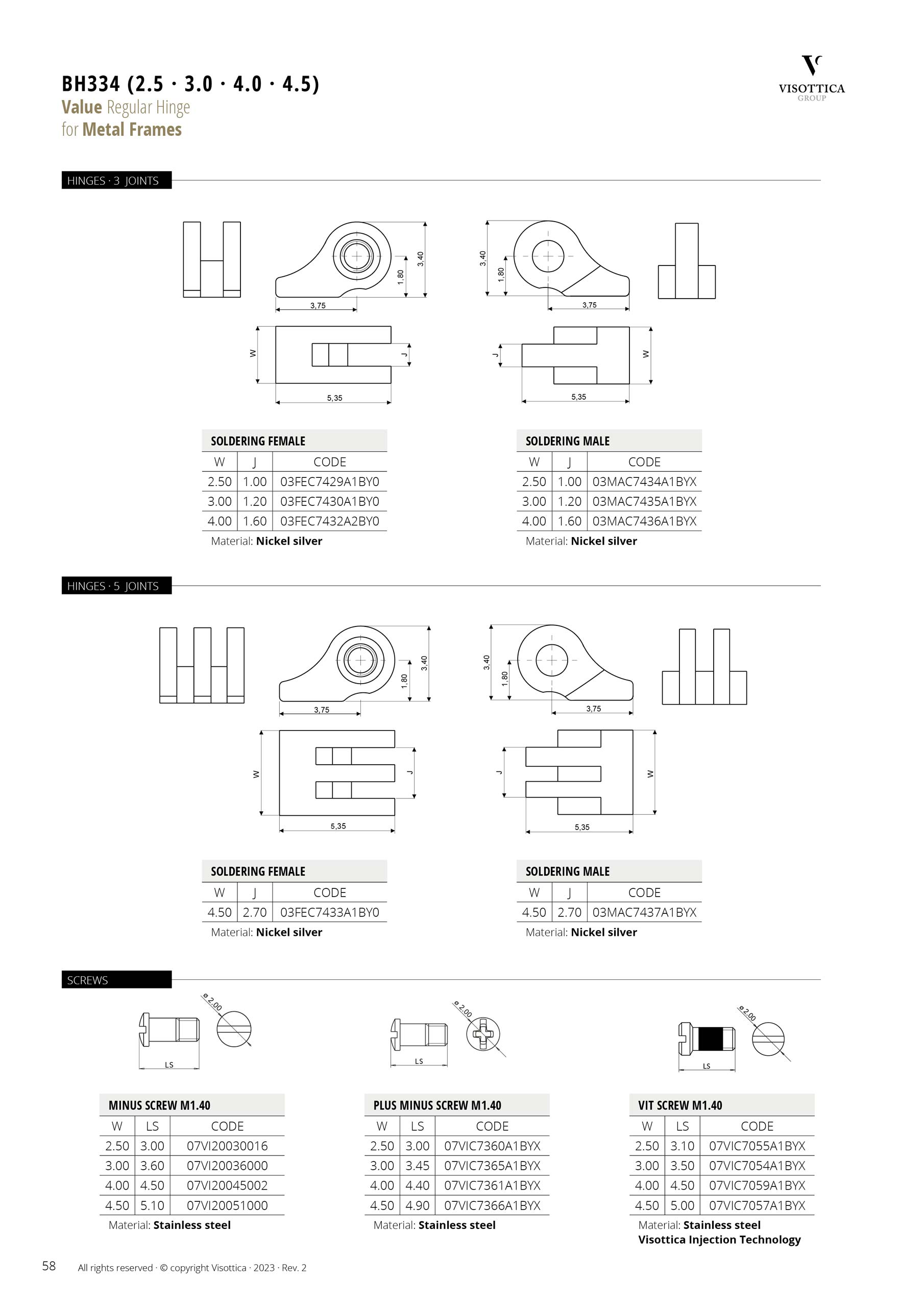 BH334 (2.5 · 3.0 · 4.0 · 4.5) BH334 (2.5 · 3.0 · 4.0 · 4.5)