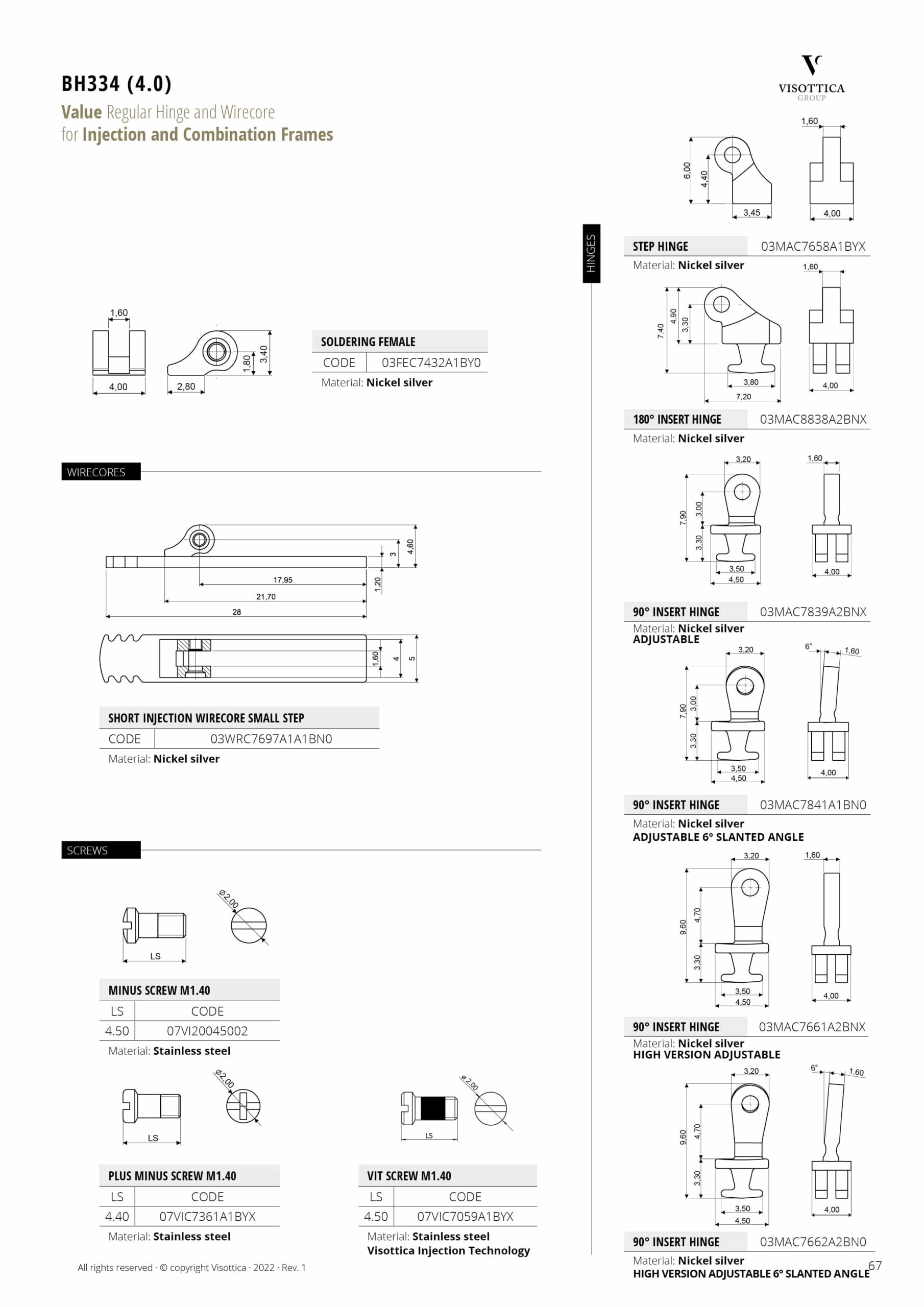 BH334 (4.0) - Injection and Combination Frames