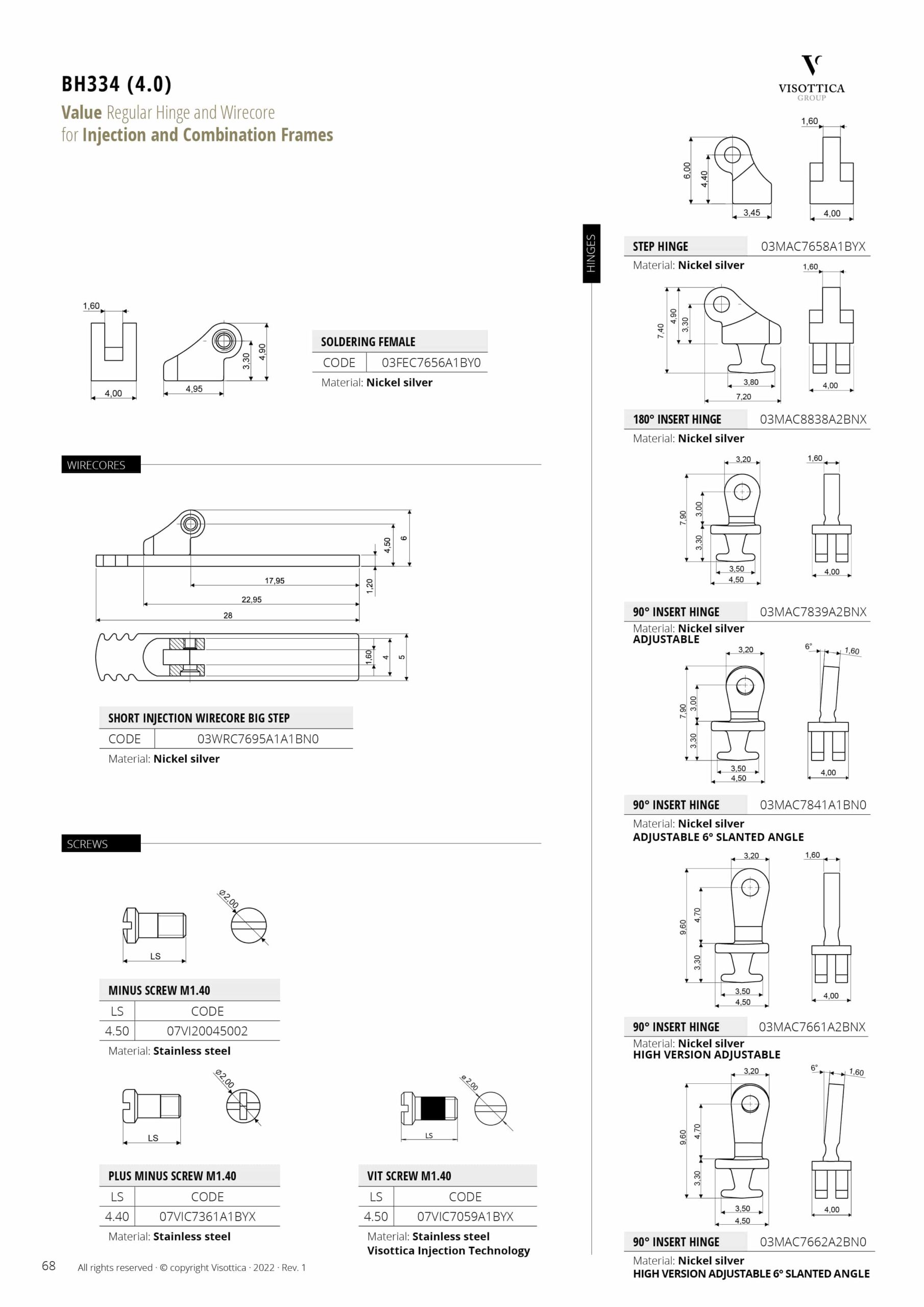 BH334 (4.0) - Injection and Combination Frames