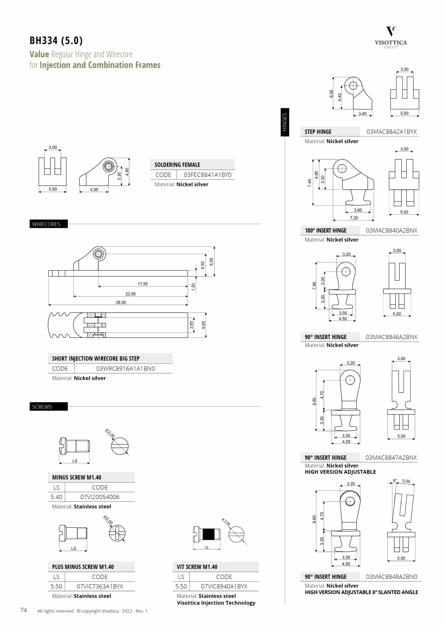 BH334 (5.0) - Injection and Combination Frames