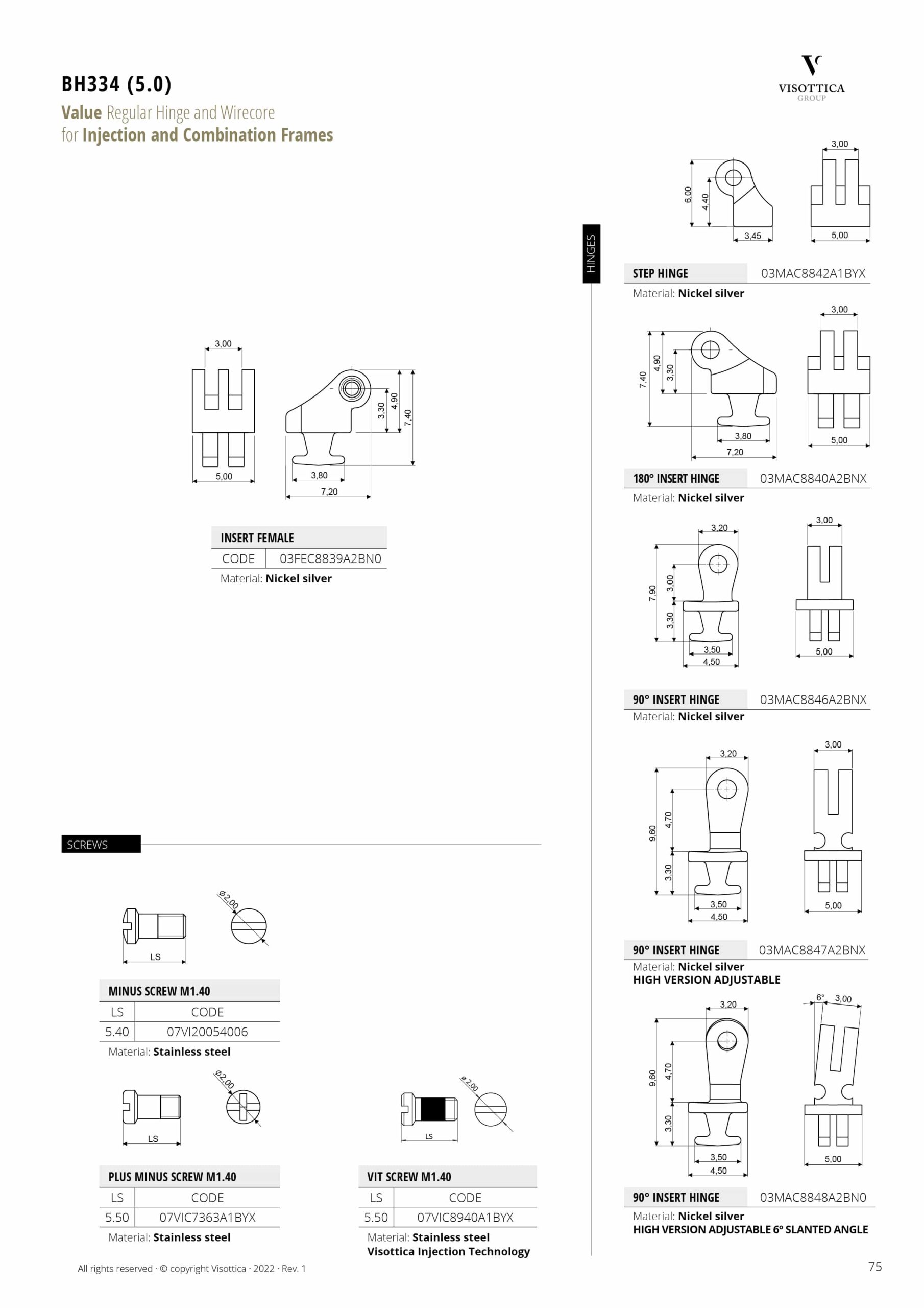 BH334 (5.0) - Injection and Combination Frames