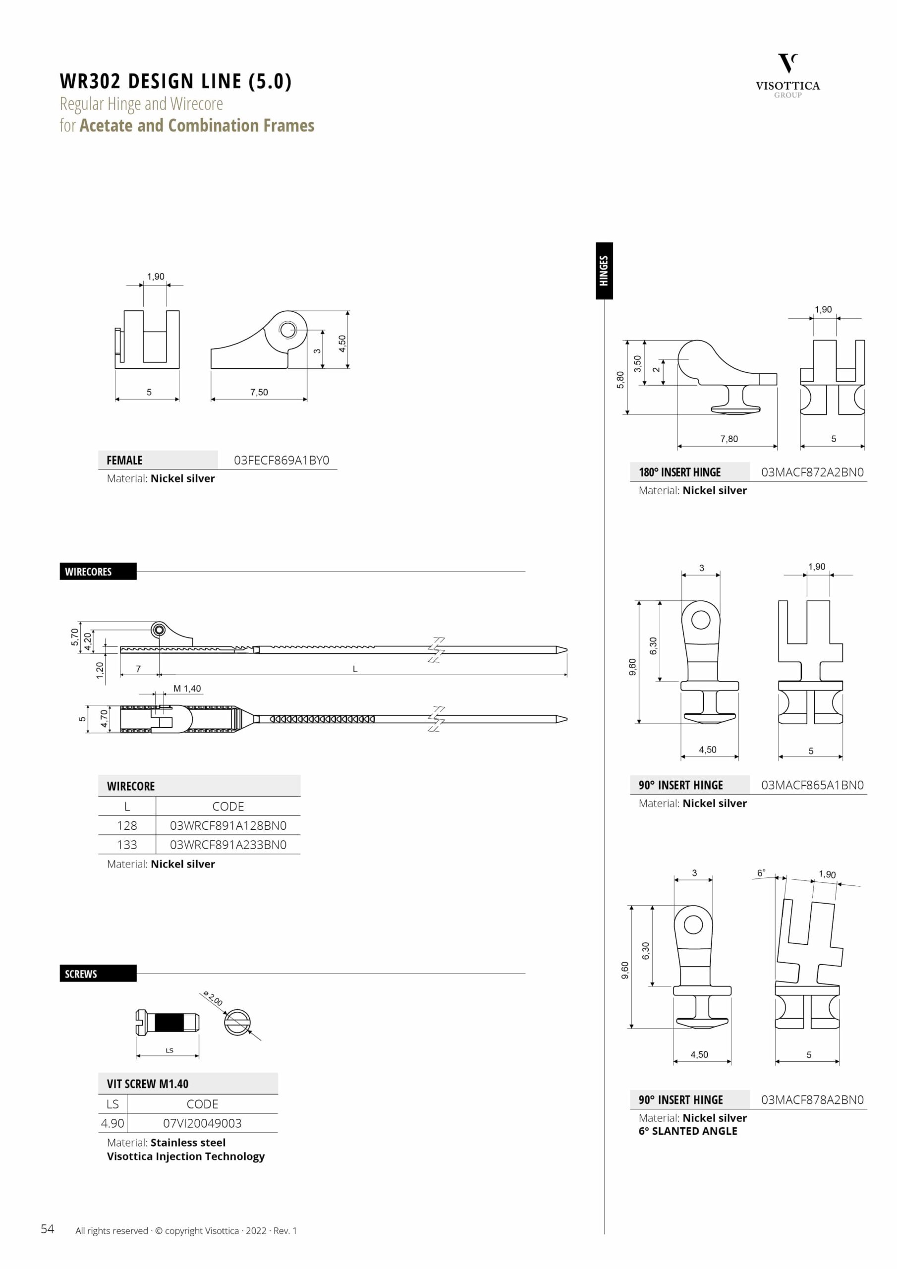 WR302 Design Line 5.0 (Acetate and Combination Frames)