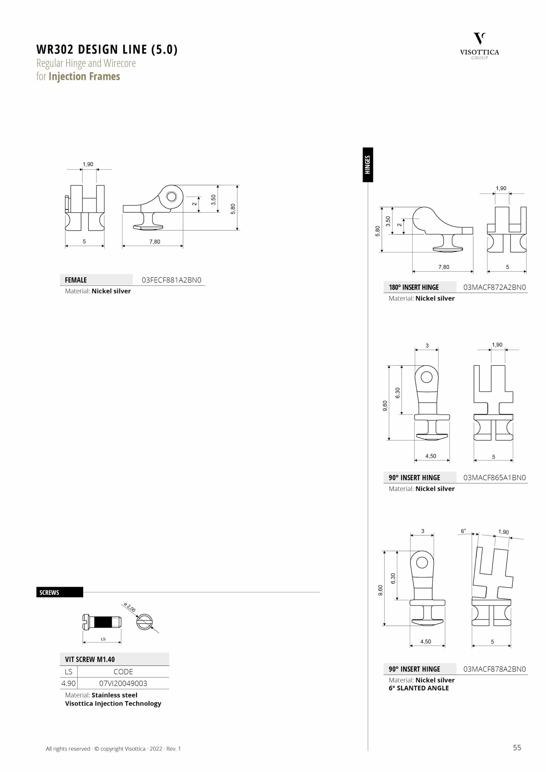 WR302 Design Line 5.0 (Injection Frames)