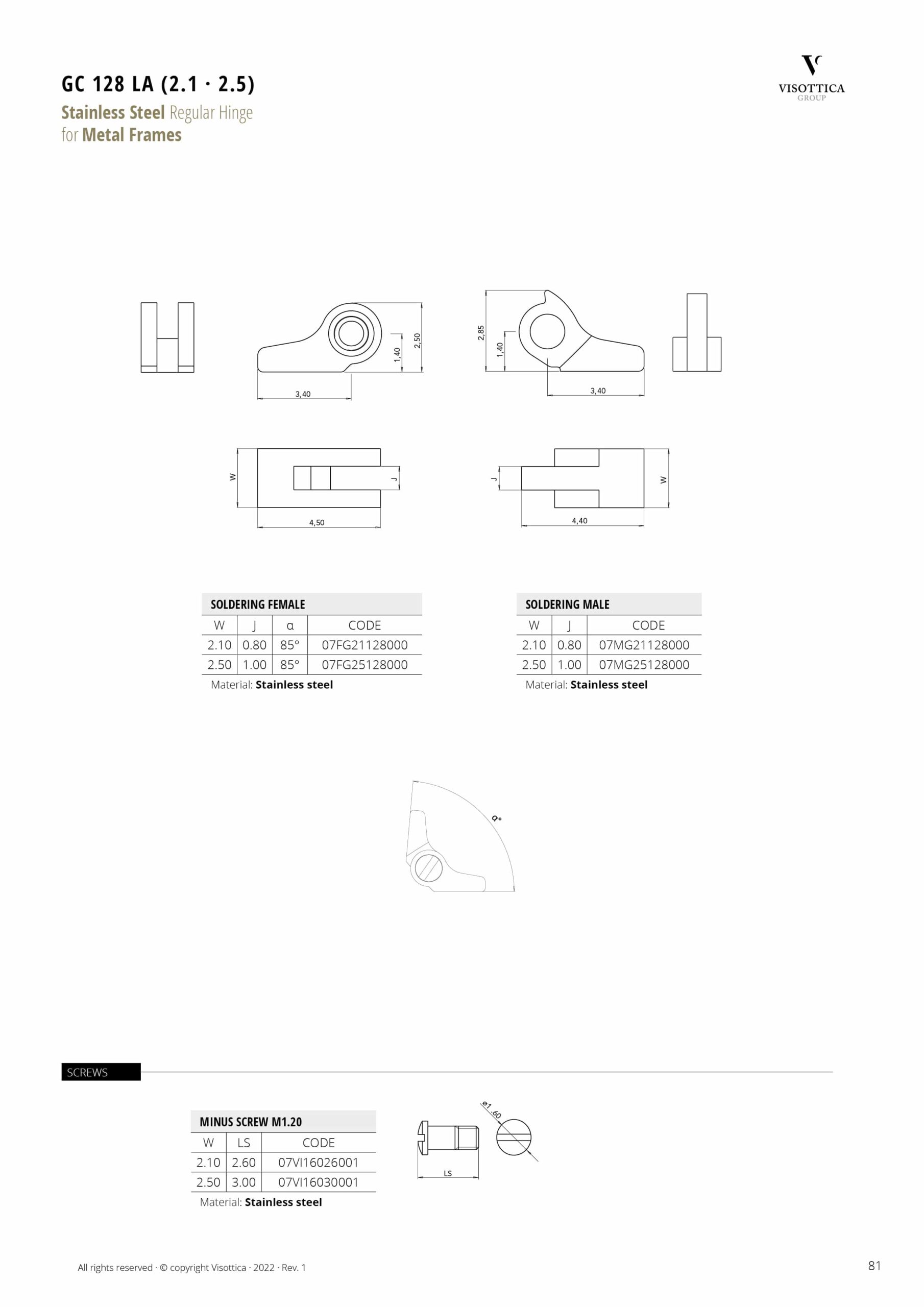 GC 128 LA (2.1 · 2.5)