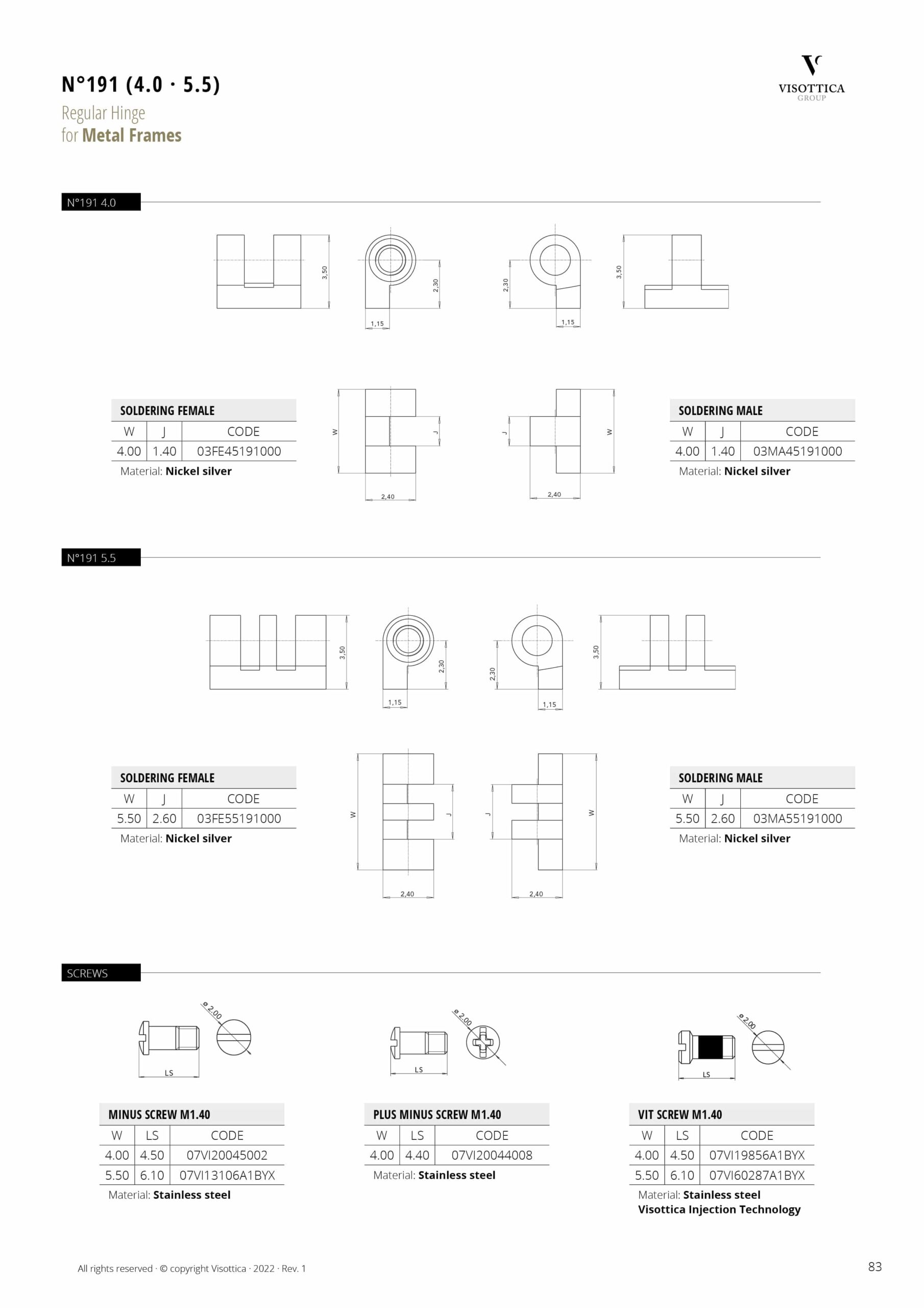 N°191 (4.0 · 5.5) N°191 (4.0 · 5.5)