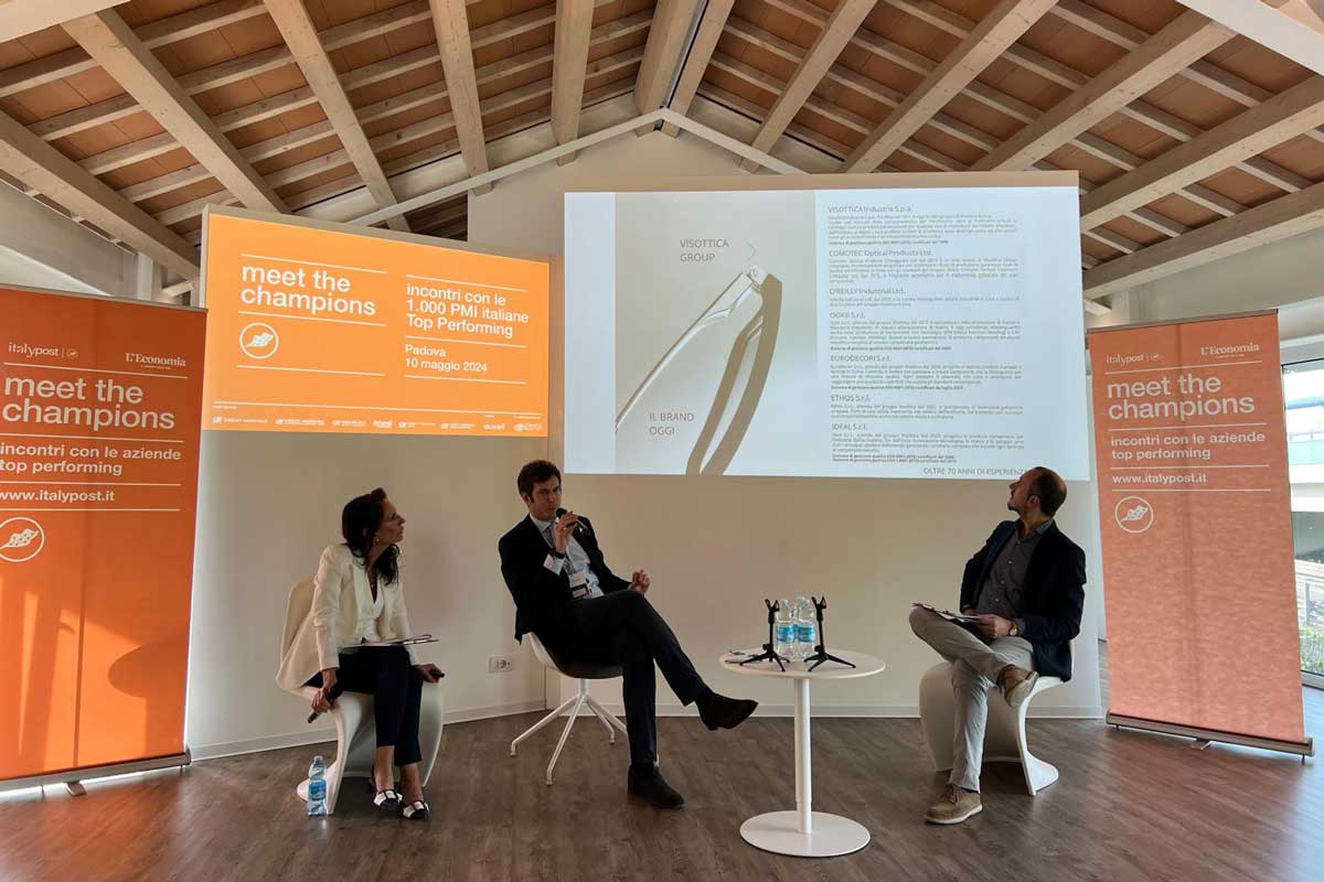 Visottica Group among Champions Companies of ItalyPost Visottica Group tra le imprese Champions di ItalyPost