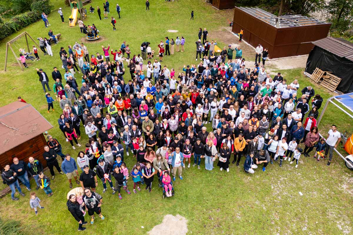 Well-being and community at the heart of the first company event of Visottica Group Benessere e comunità al centro del primo evento aziendale a Caorera