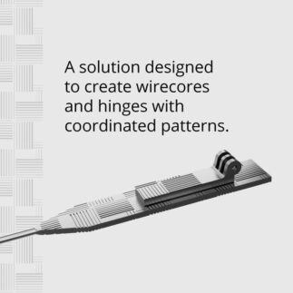 Permette di realizzare anime e cerniere con un pattern coordinato
