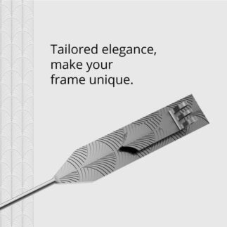 Ogni asta per occhiali diventerà unica